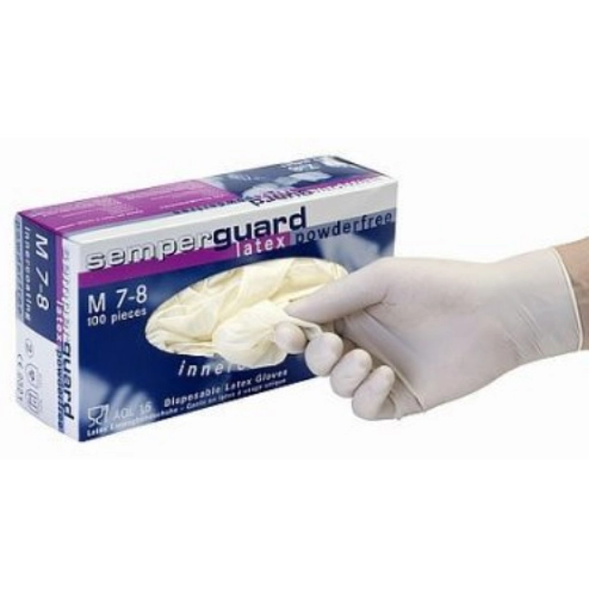 Vendita online Guanti in lattice Semperguard Powdered bianchi